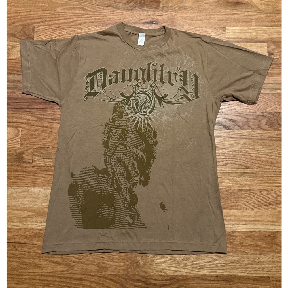 Vintage Daughtry AOP Band Nickleback Creed Dad Grunge Rock Y2K Medium T Shirt